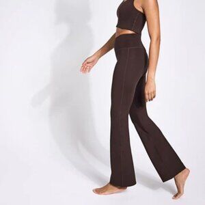 Girlfriend Collective Brown High-Waisted Leggings - Size Sm - Color Earth